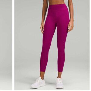 Lululemon Invigorate High-Rise Tight Legging w Pockets Magenta Purple Size 6